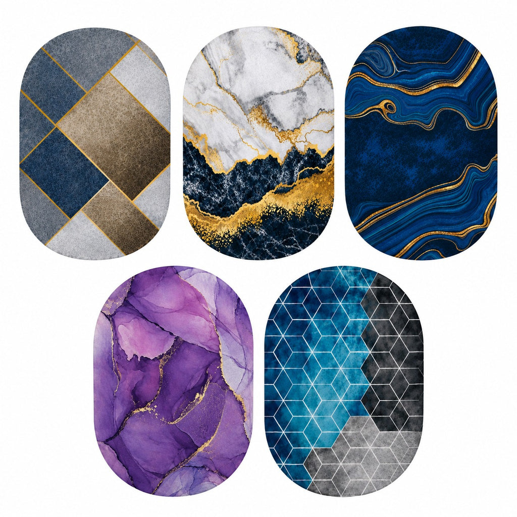 Bathroom Door mat anti slip skid oval