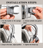 Stainless Steel Kitchen Sink Caddy Organizer